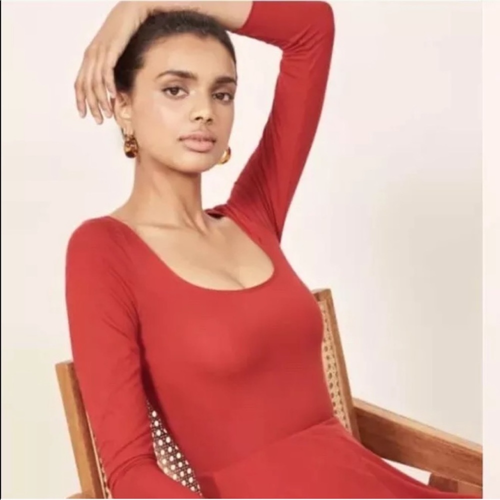 Brand new reformation Lou Midi Dress - Picture 4 of 7